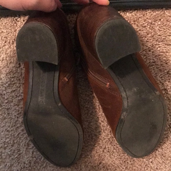 Franco Sarto Brown suede booties - Picture 3 of 5